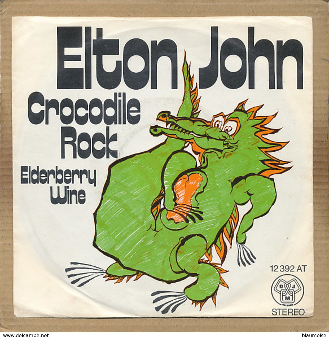 7" Single, Elton John - Crocodile Rock - Disco, Pop