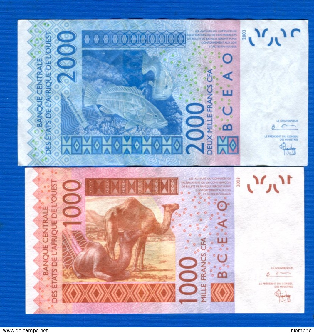 Burkina  Faso  2  Billets - Burkina Faso