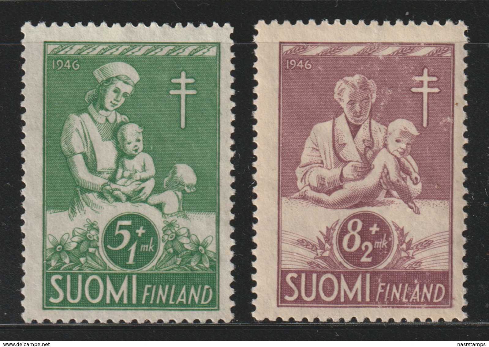 FINLAND - 1946 - ( The Surtax Was For The Prevention Of Tuberculosis ) - As Scan - Ungebraucht