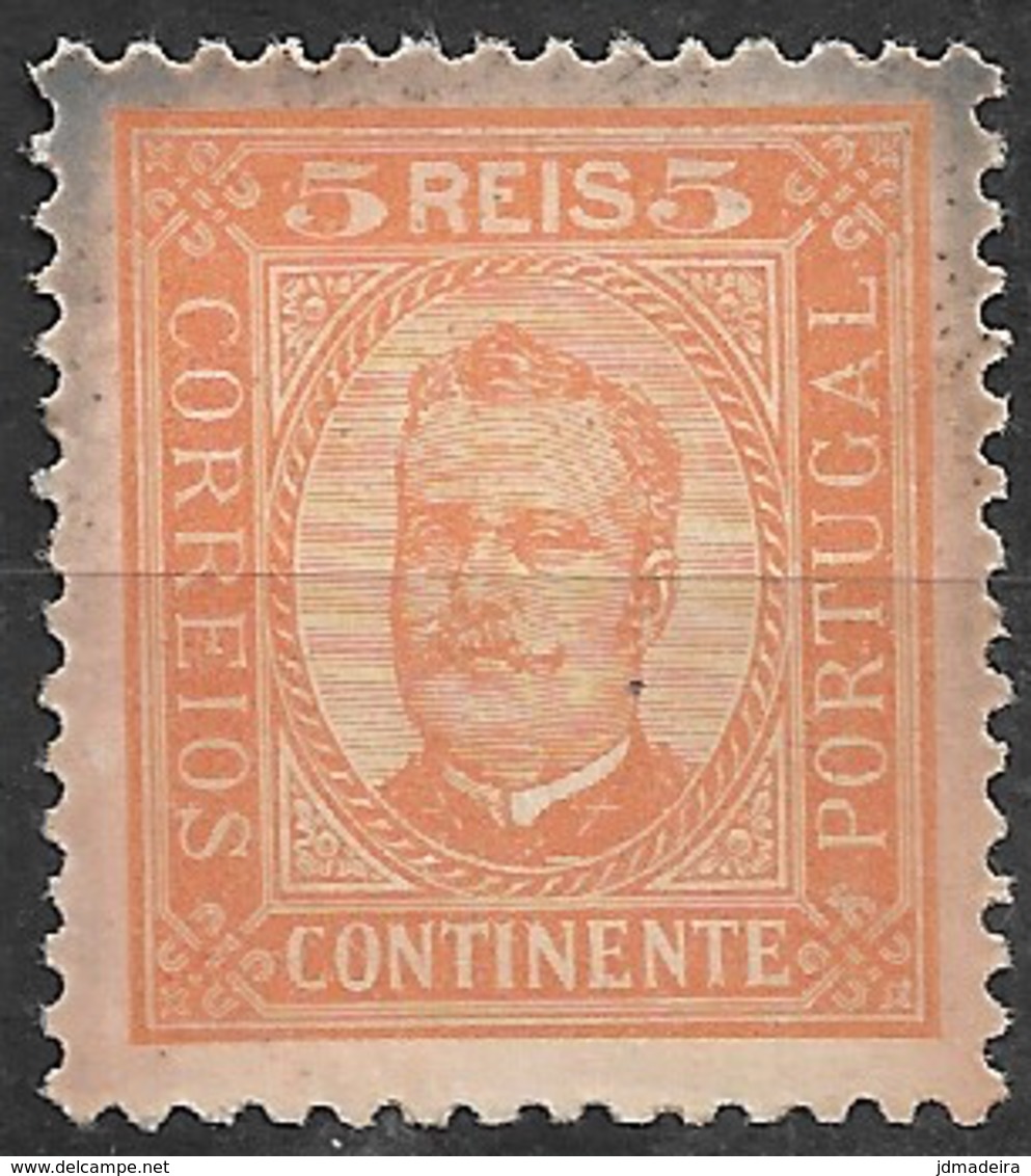 Portugal – 1892 King Carlos 5 Réis - Unused Stamps