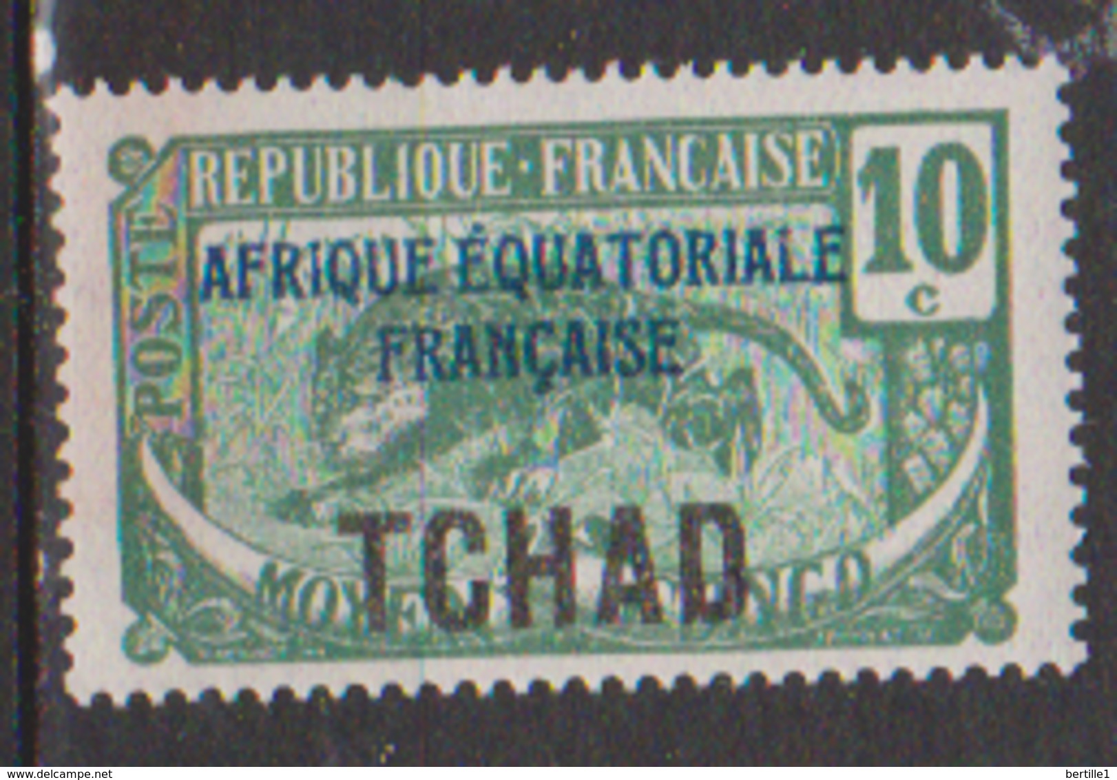 TCHAD        N°  YVERT  :   23a    NEUF AVEC  CHARNIERES      (  CH  02/01 ) - Unused Stamps