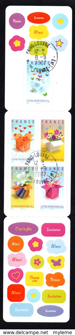 B363-8 France Bloc Ou Carnet ** N° BC129 Avec Belle Oblitération Ronde. A Saisir !!! - Oblitérés