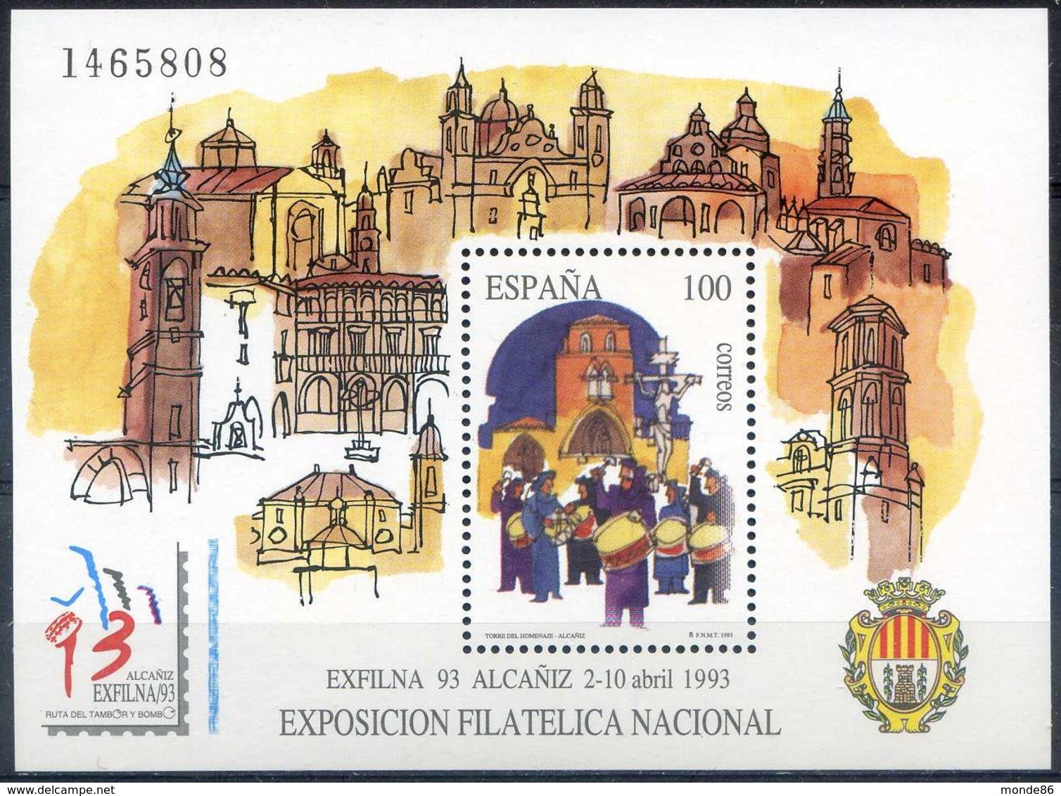 ESPAGNE -  Année Complète 1993 ** - BF Inclus - Années Complètes