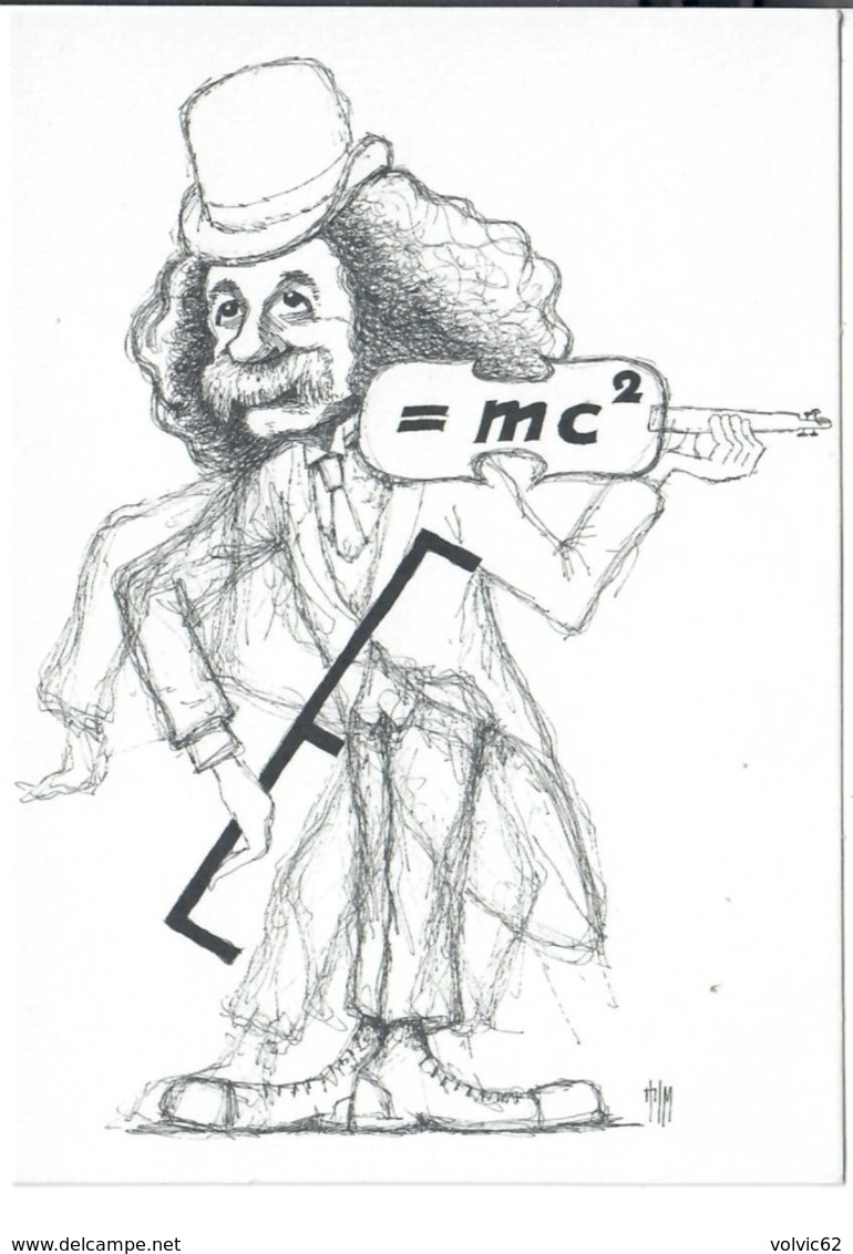 CP Albert Einstein Le Violon Encre De Chine 1972 E=MC2 Tim - Nobelprijs