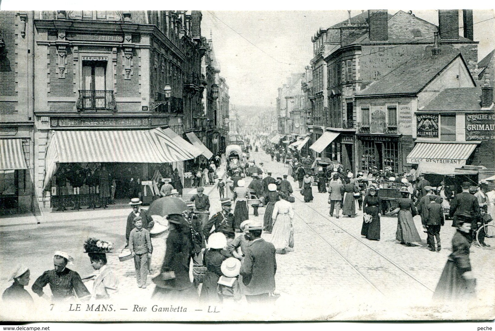 N°4527 T -cpa Le Mans -la Rue Gambetta - - Le Mans