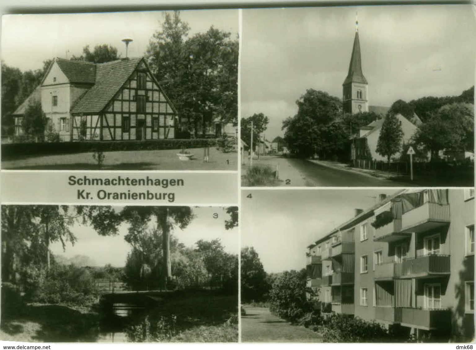 GERMANY - SCHMACHTENHAGEN KR. ORANIENBURG - VINTAGE POSTCARD (BG8020) - Oranienburg