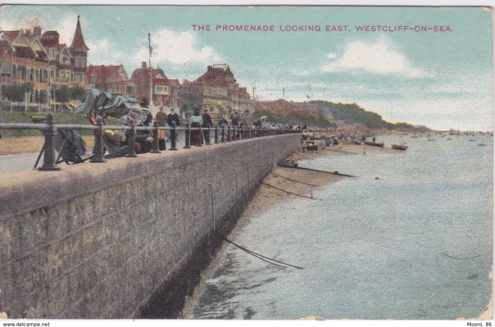 ANGLETERRE - THE  PROMENADE LOOKING EAST  - WESTCLIFF ON SEA - Southend, Westcliff & Leigh