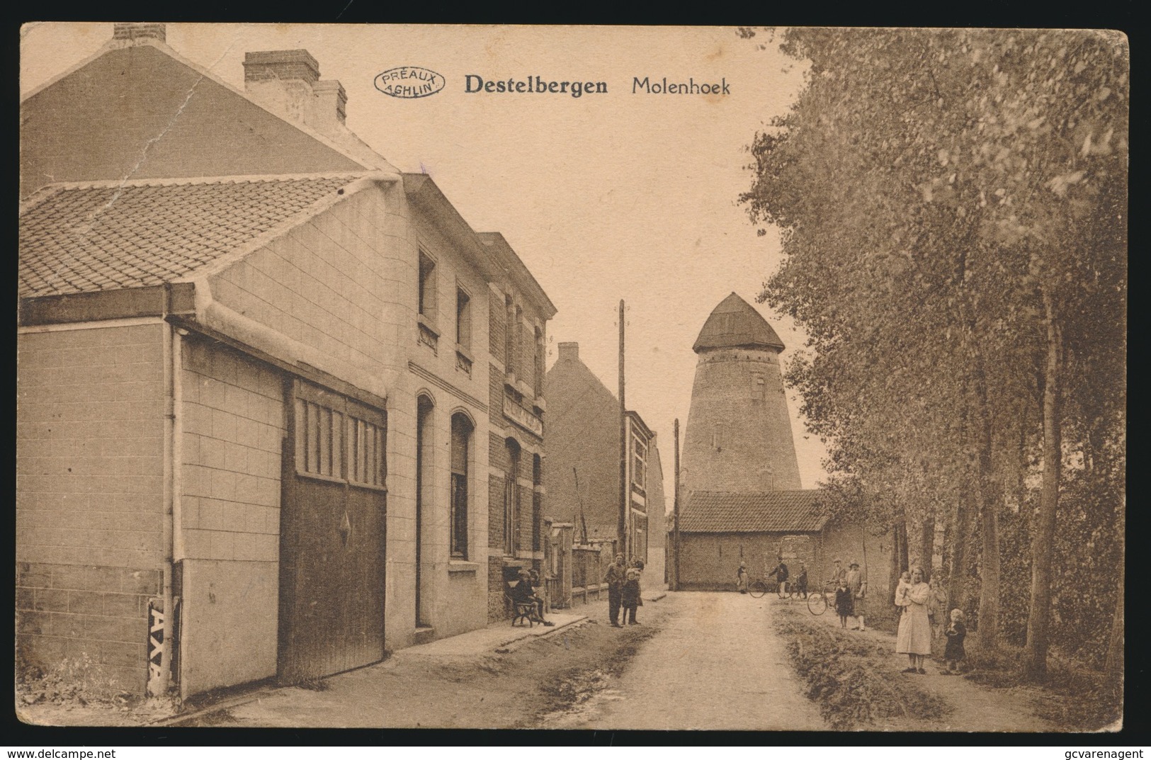 DESTELBERGEN  MOLENHOEK  !!! ZIE SCAN 2 KREUK LINKER BOVENHOEK  MOLEN - Destelbergen