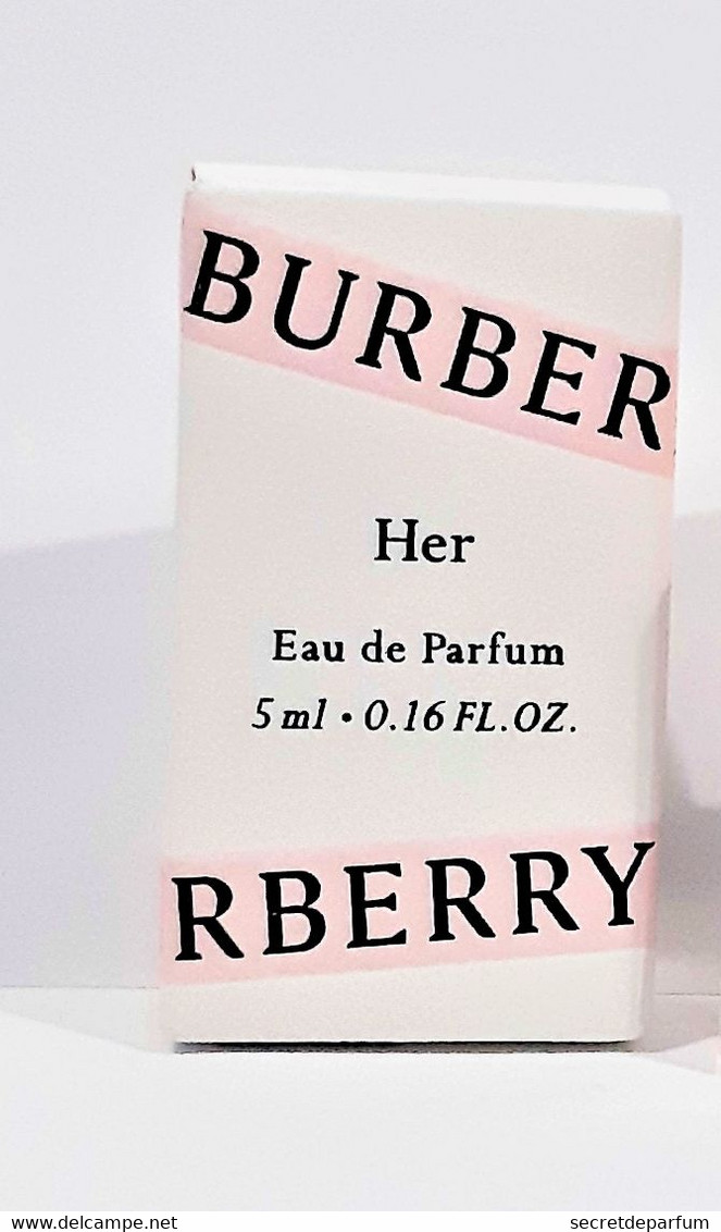 Miniatures De Parfum  BURBERRY HER   EDP   4  Ml + Boite - Miniatures Femmes (avec Boite)