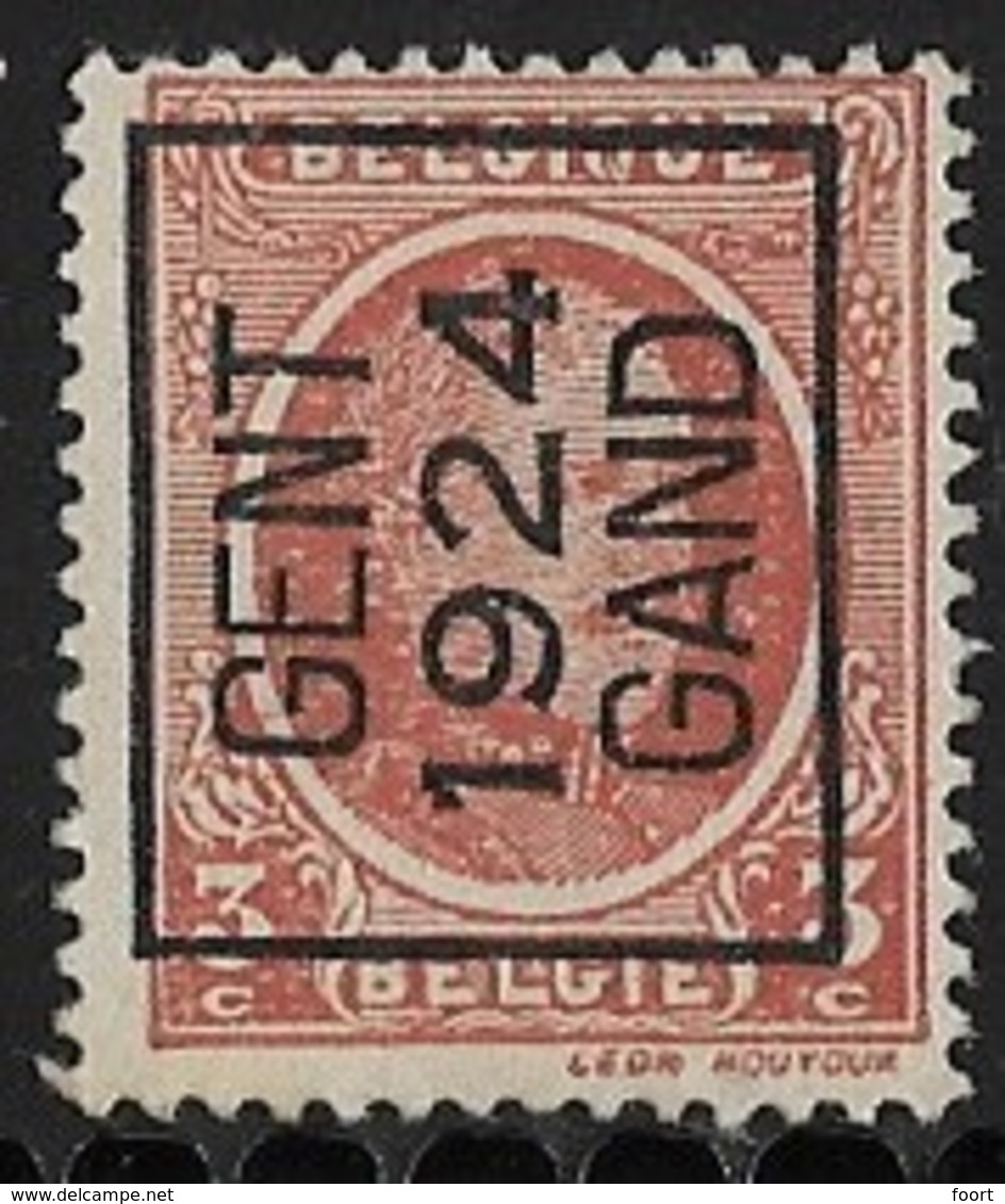 Gent 1924 Typo Nr. 100A - Typos 1922-31 (Houyoux)