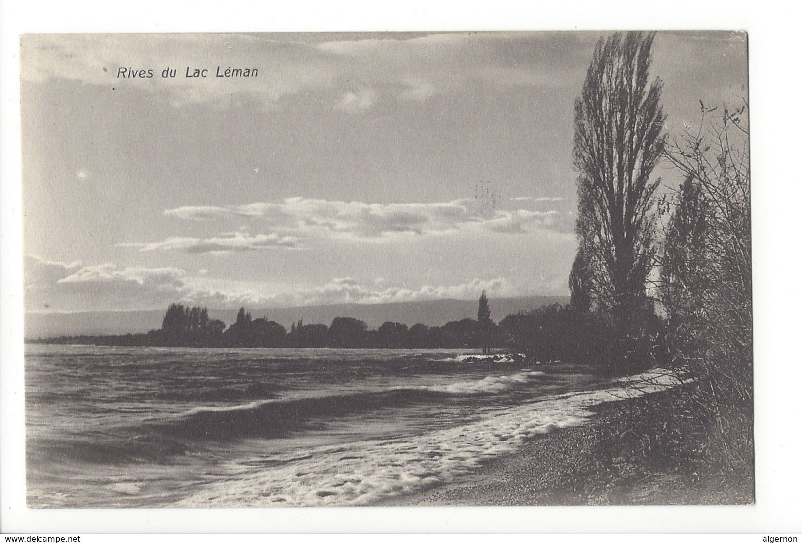 24246 - Rives Du Lac Léman + Cachet Yverdon 1907 - Préverenges