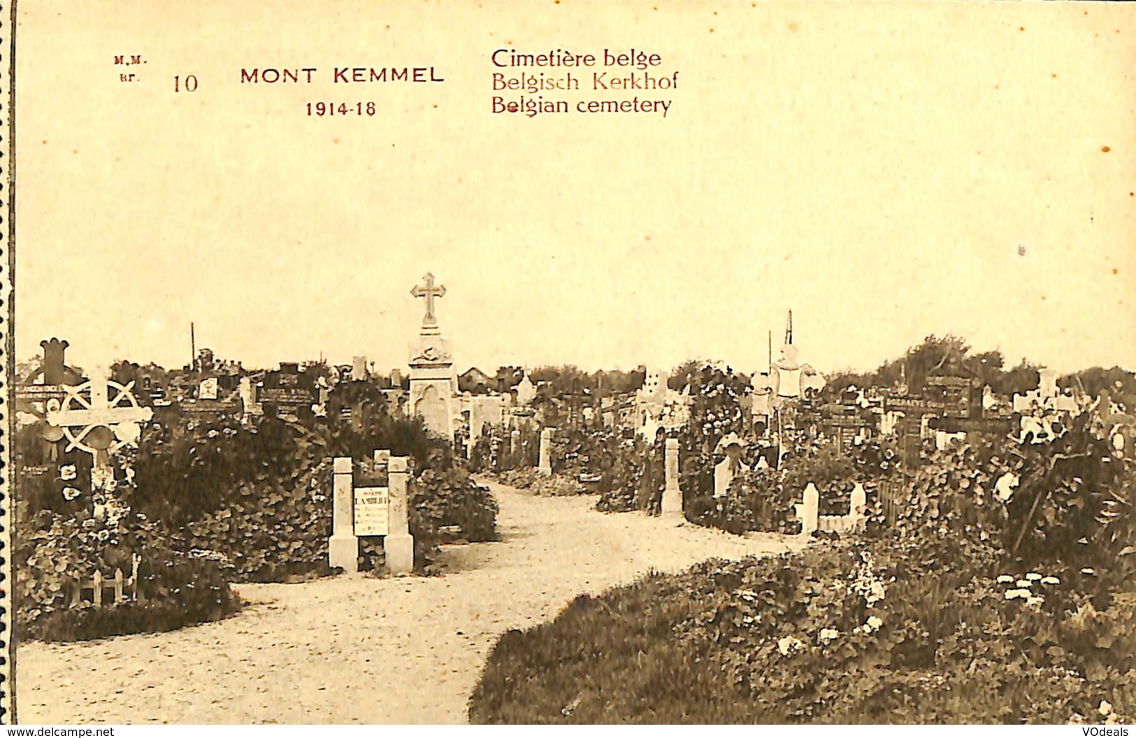 CPA - Belgique - Heuvelland - Mont Kemmel - Cimetière Belge - Heuvelland