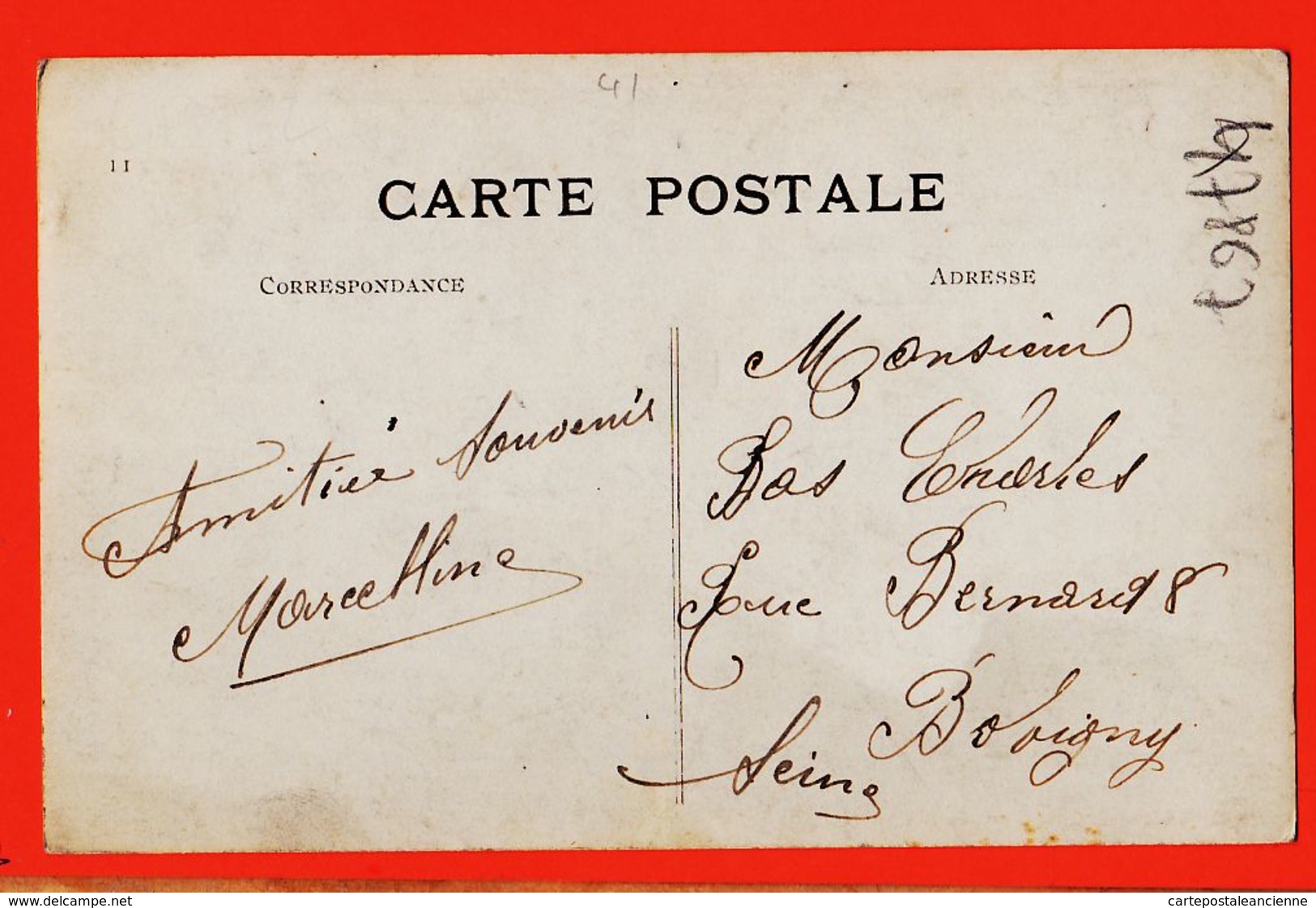 FRI026 ENVOI DE CARTES Paresseux-Promotion Utilisation CARTES POSTALES 1910 à Charles BAS Bobigny- LYS 2010 - Femmes