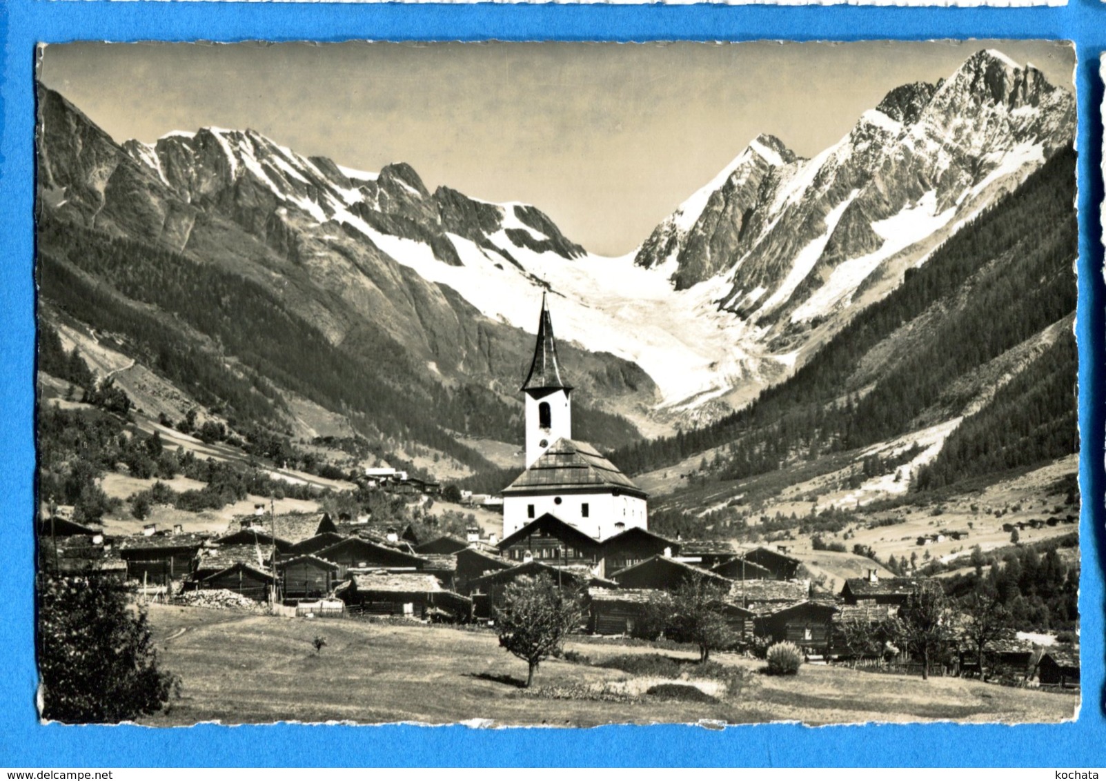 NY187, Kippel Im Lötschental, 5712, E. Gyger, Circulée 1952 - Kippel