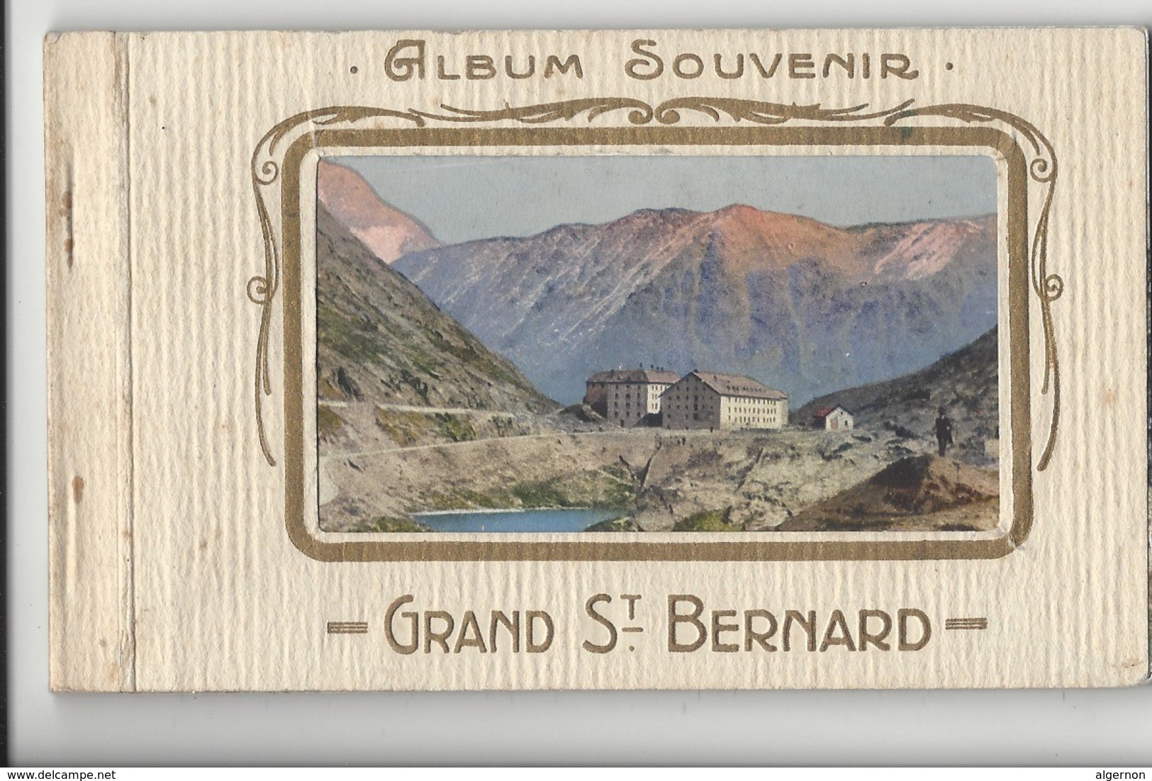 24260 -  Album Souvenir Grand-St.Bernard 10 Cartes Paysages Et Chiens ( Attention 1ere  Carte Déltachée) - Other & Unclassified