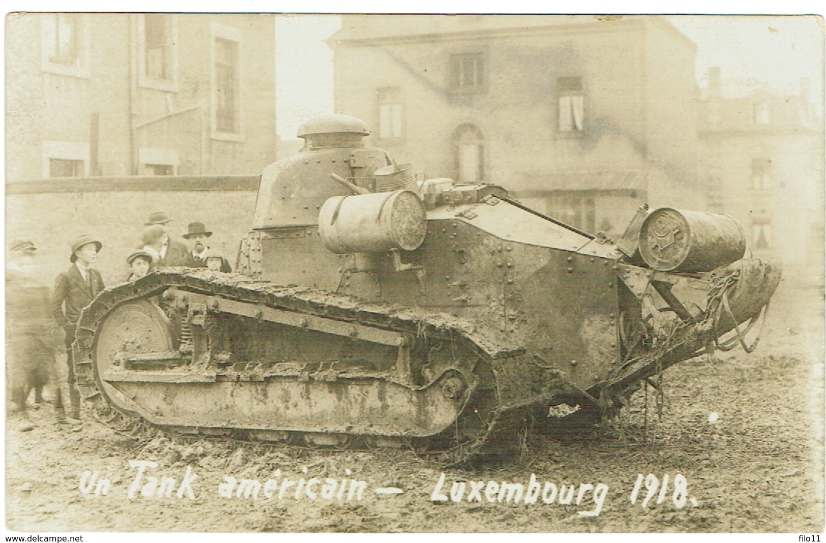 Un Tank Américain- Luxembourg 1918 - Autres & Non Classés