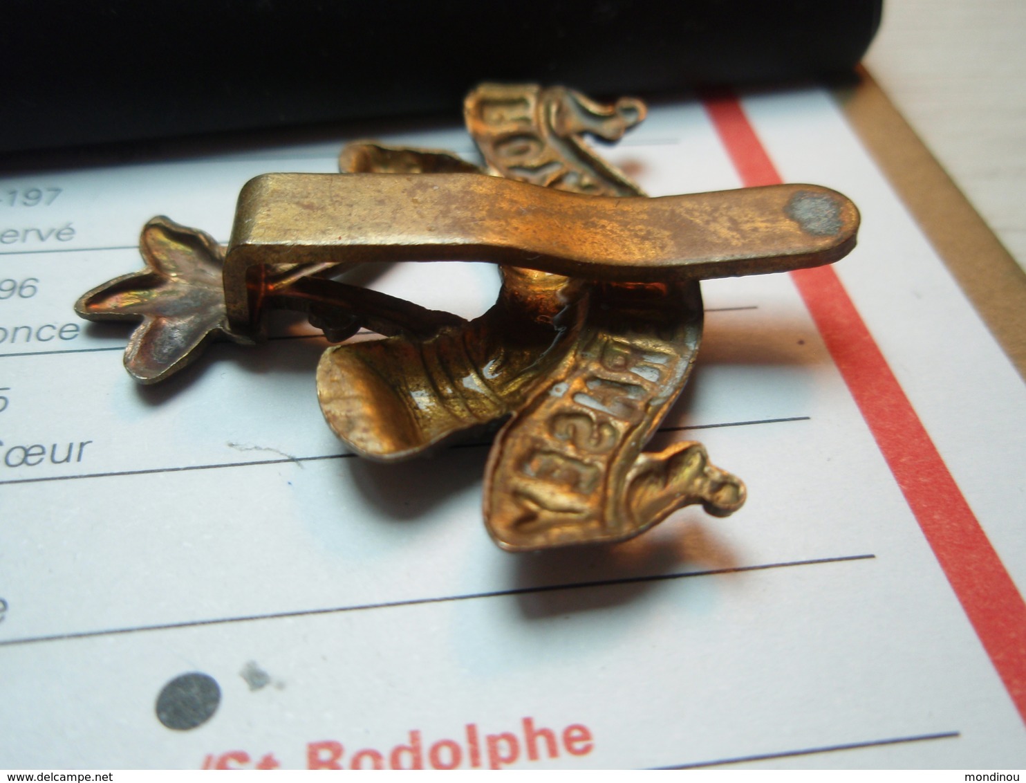 Cap Badge ROYAL GUERNSEY 1914-1918. WW1 - 1914-18