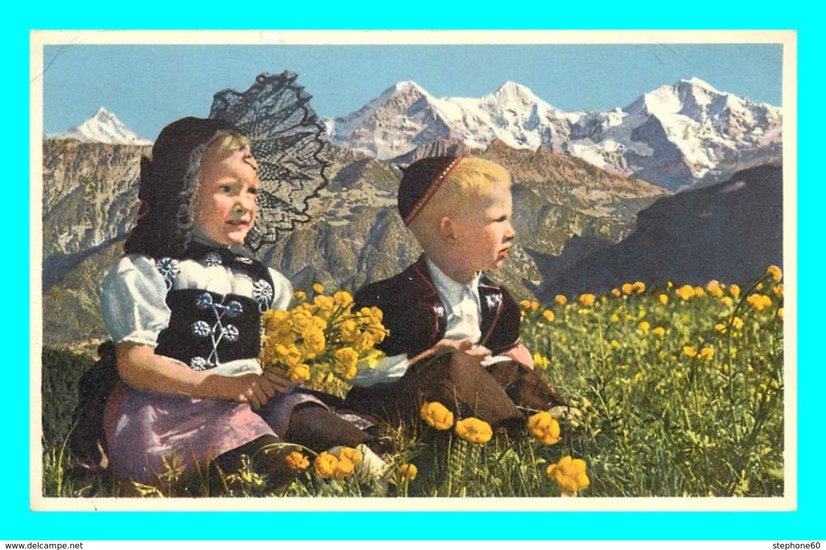 A751 / 215 Suisse Eiger Monch Jungfrau ( Enfant ) - Mon