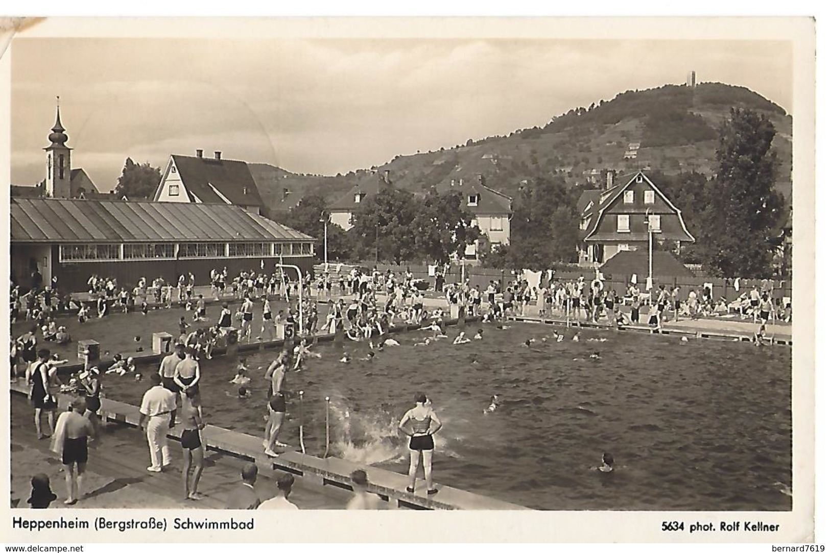 Allemagne   Heppenheim Bergstrabe  Schwimmbad - Heppenheim