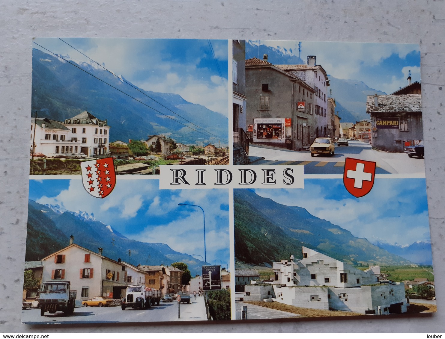 CPSM SUISSE RIDDES Multivues - Riddes