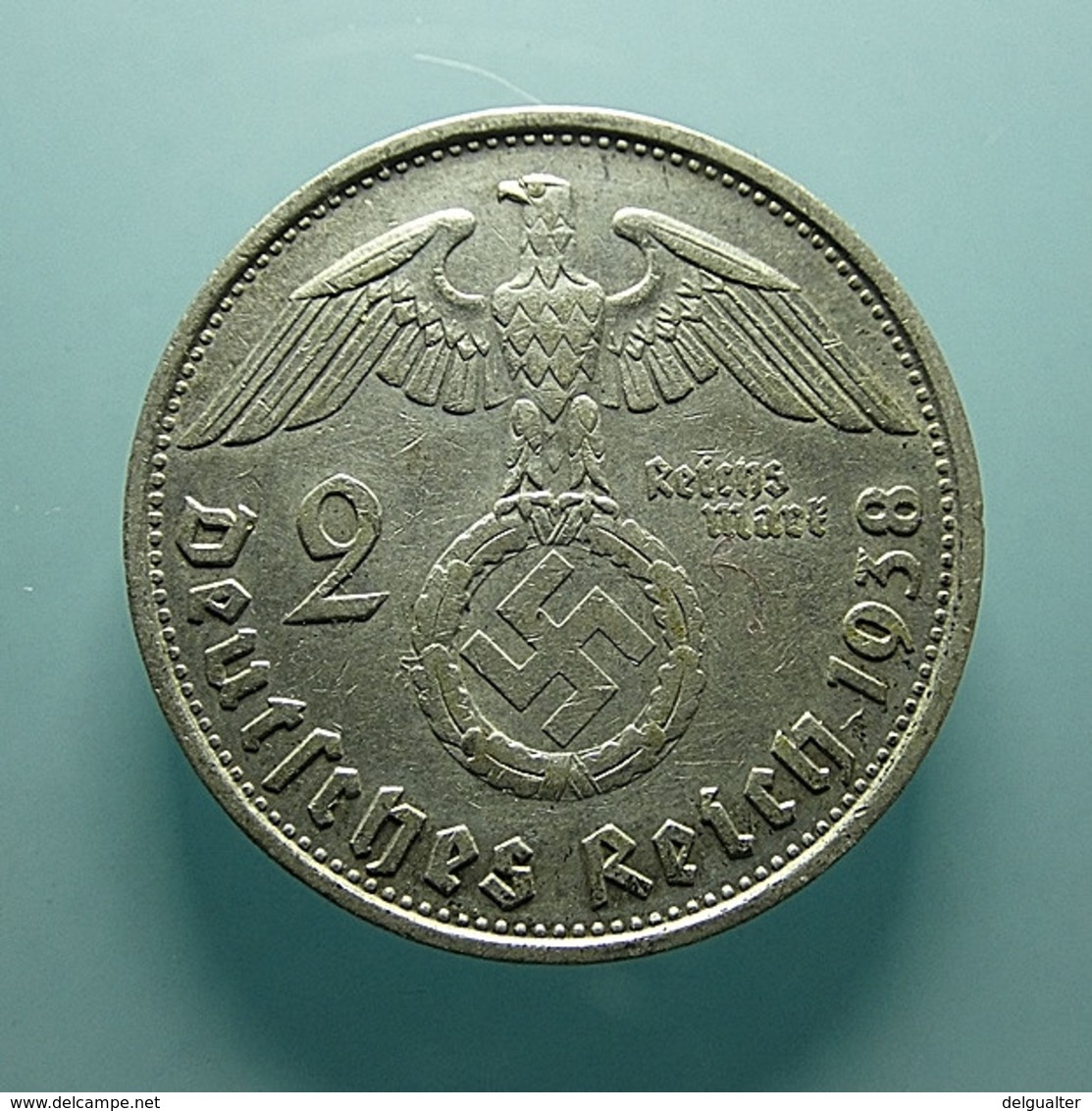 Germany 2 Mark 1938 B Silver - 2 Reichsmark