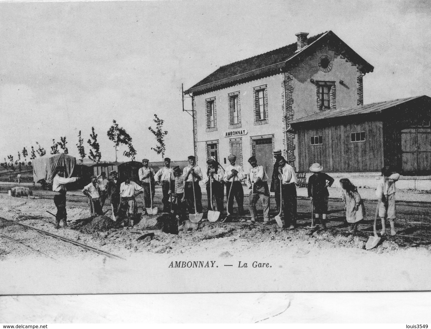 Ambonnay -   La  Gare. - Reims