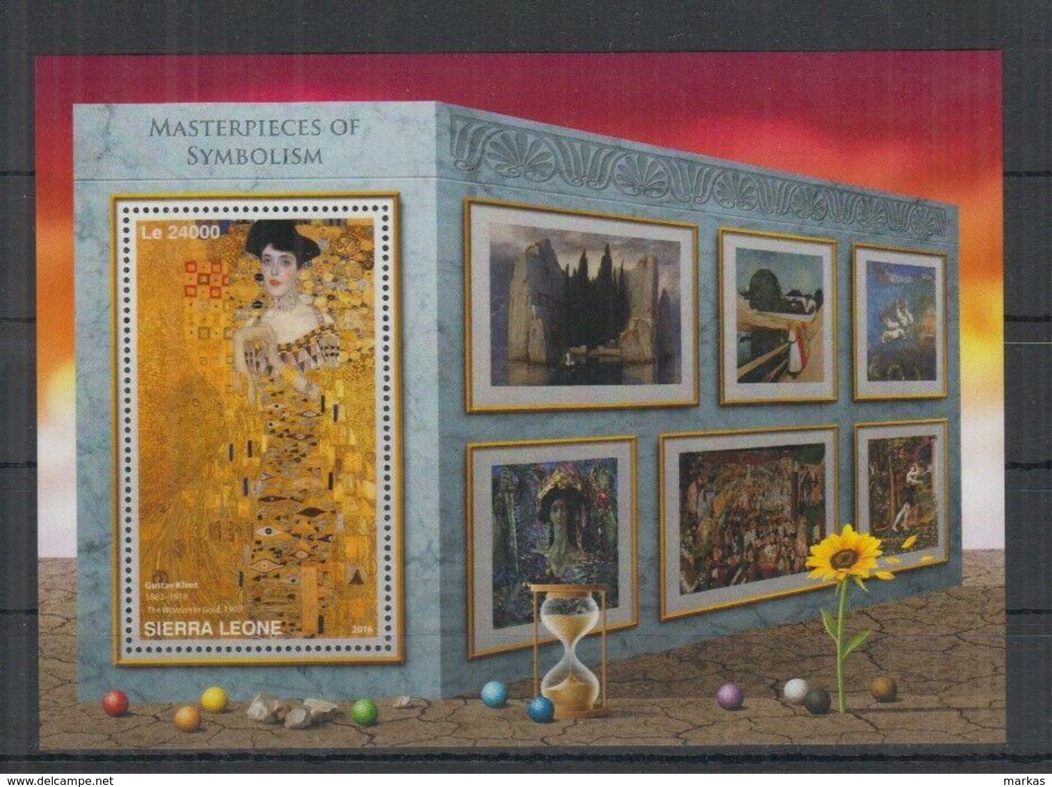 H965. Sierra Leone - MNH - 2016 - Art - Paintings - Symbolism - Bl. - Sonstige & Ohne Zuordnung