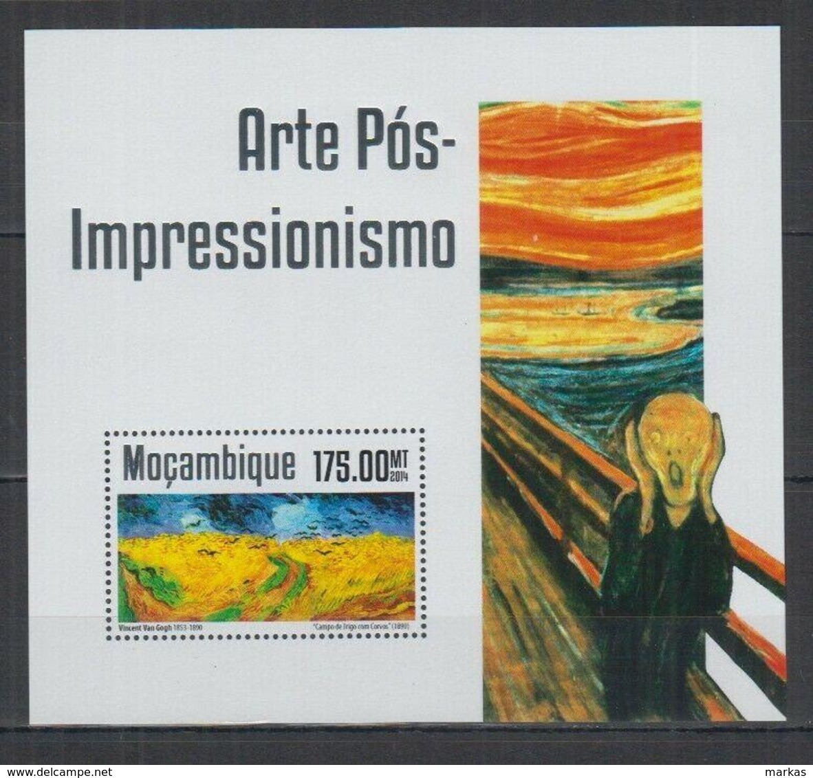 P747. Mozambique - MNH - 2014 - Art - Painting - Impresionism - Bl - Sonstige & Ohne Zuordnung