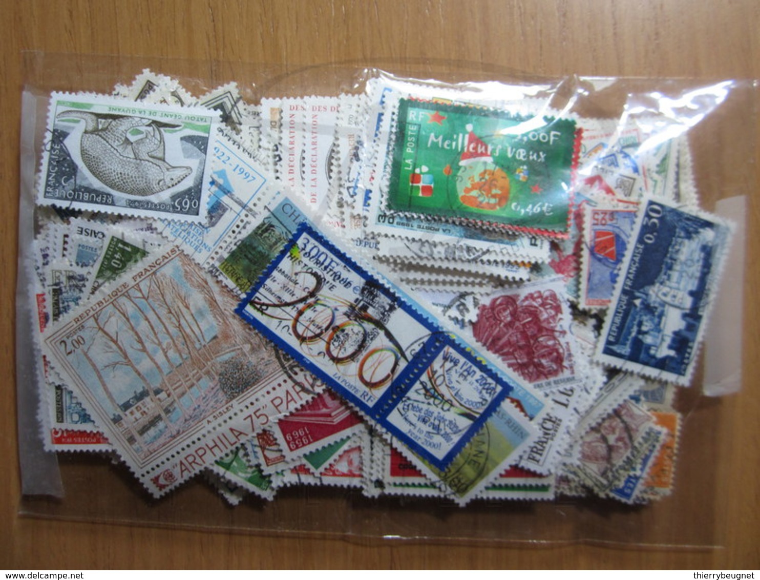 VEND LOT DE 500 TIMBRES DE FRANCE DIFFERENTS !!! (b) - Collections