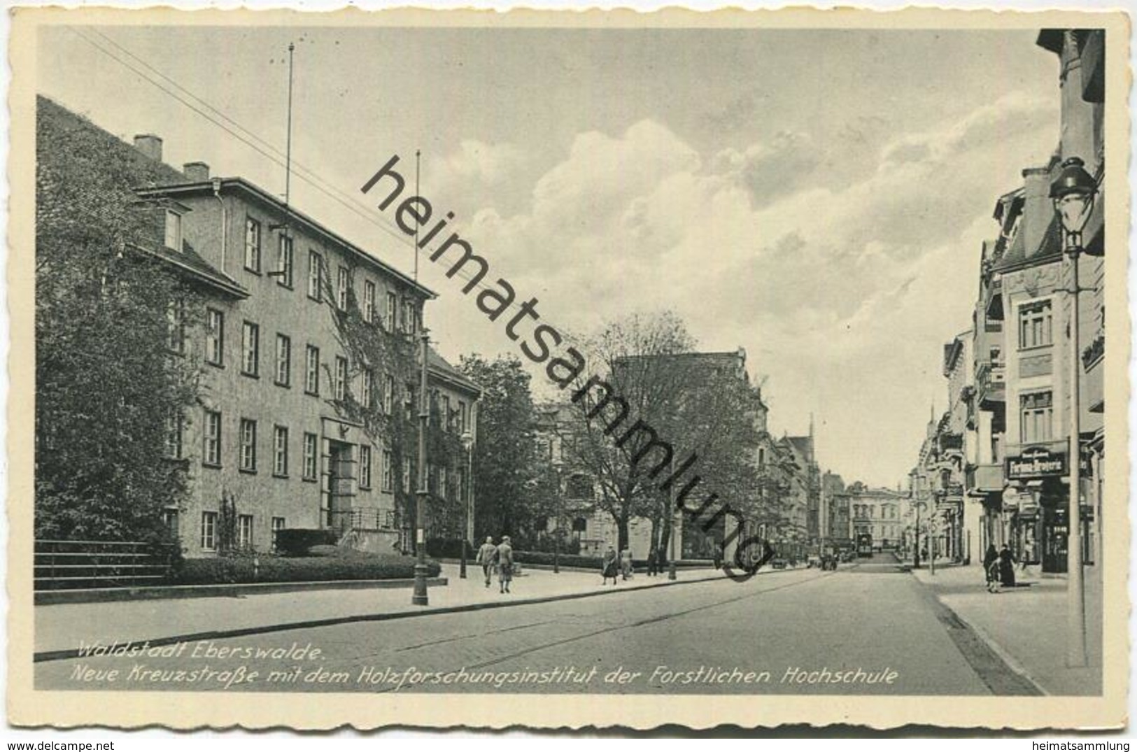 Eberswalde - Neue Kreuzstrasse - Holzforschungsinstitut Der Forstl. Hochschule - Verlag Georg Neumann Eberswalde - Eberswalde