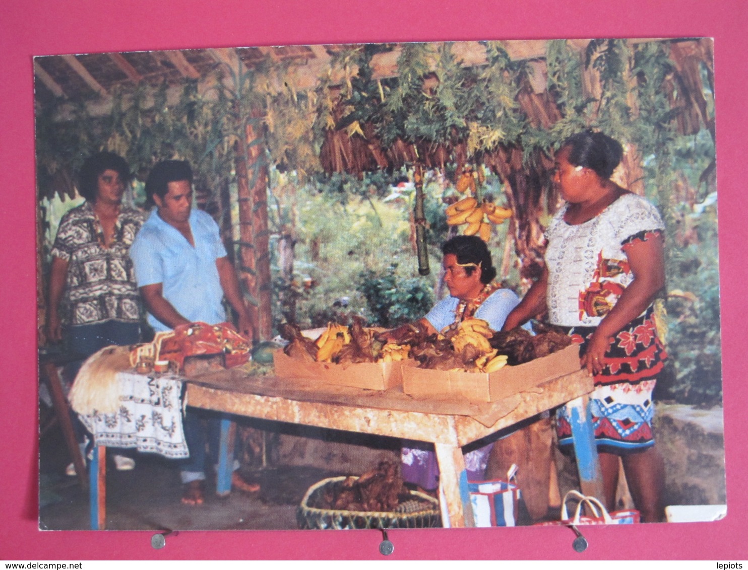 Visuel Très Peu Courant - Wallis Et Futuna - Inauguration Du Marché Couvert De Wallis - Très Bon état - Recto Verso - Wallis Et Futuna