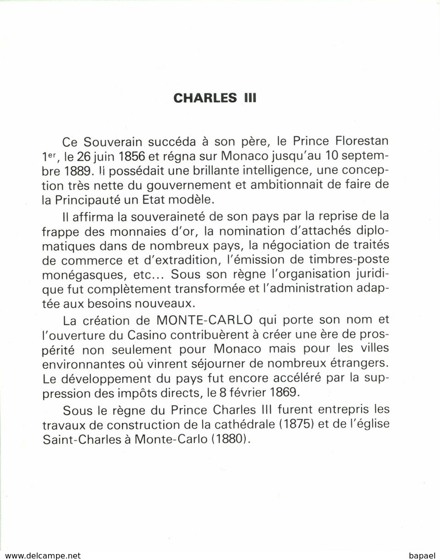 Annales Monegasques - Publication des Archives du Palais Princier