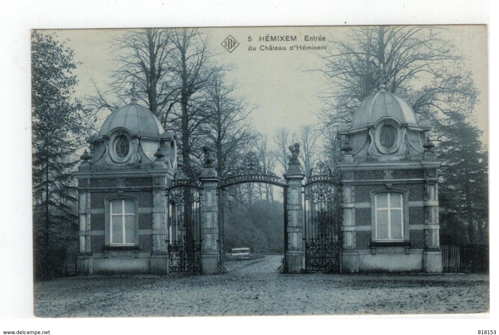 Hemiksem  SBP  5     HEMIXEM  Entrée Du Château D'Hémixem 1910 - Hemiksem