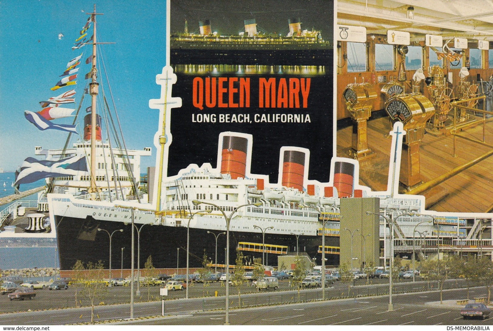 Long Beach CA - Dockside , Cruise Ship Queen Mary - Long Beach