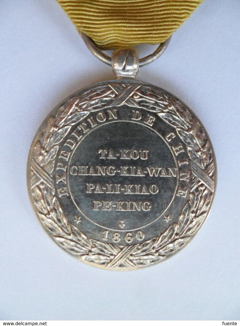Médaille De Chine 1860 Graveur Barre - Before 1871