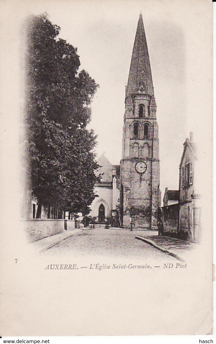 2106  354 Auxerre, L'Eglise Saint Germain  1902 (petite Pli Légére Droite Inf.) - Auxerre