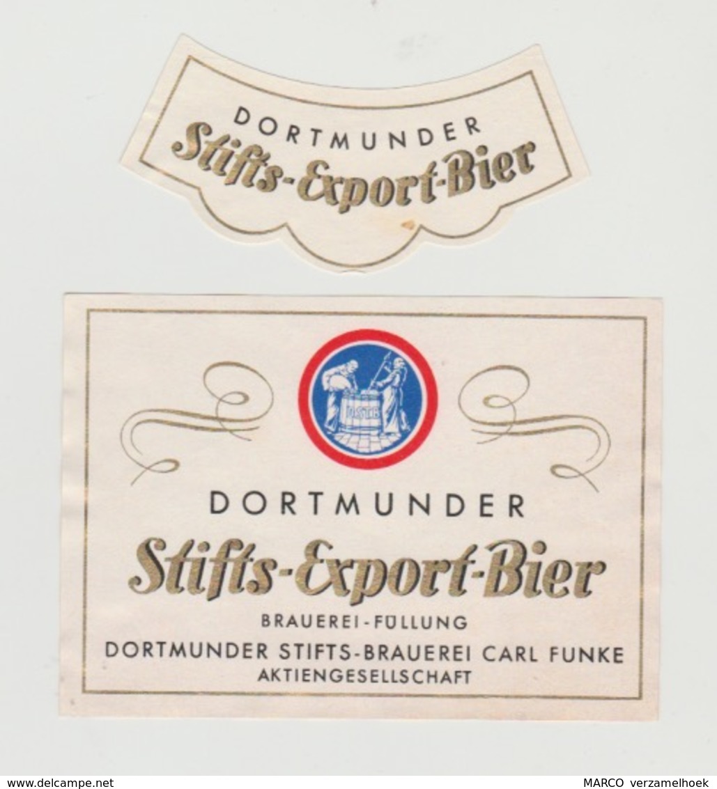 Bieretiket-beerlabel Stifs-brauerei Carl Funke Dortmund (D) - Beer