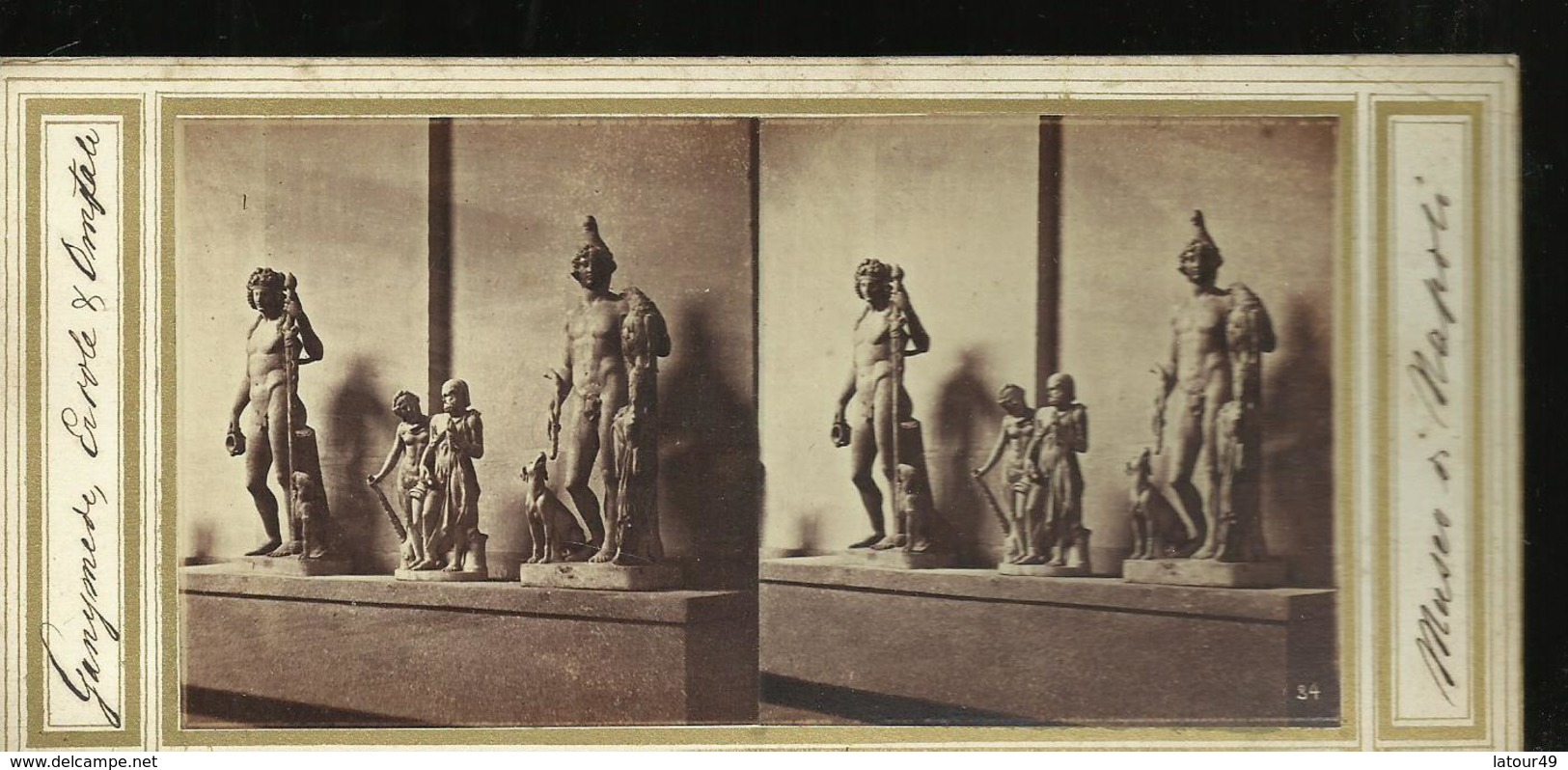 Carte Stereo   Napoli Musee De Napoli Ganymesde Ervole - Napoli