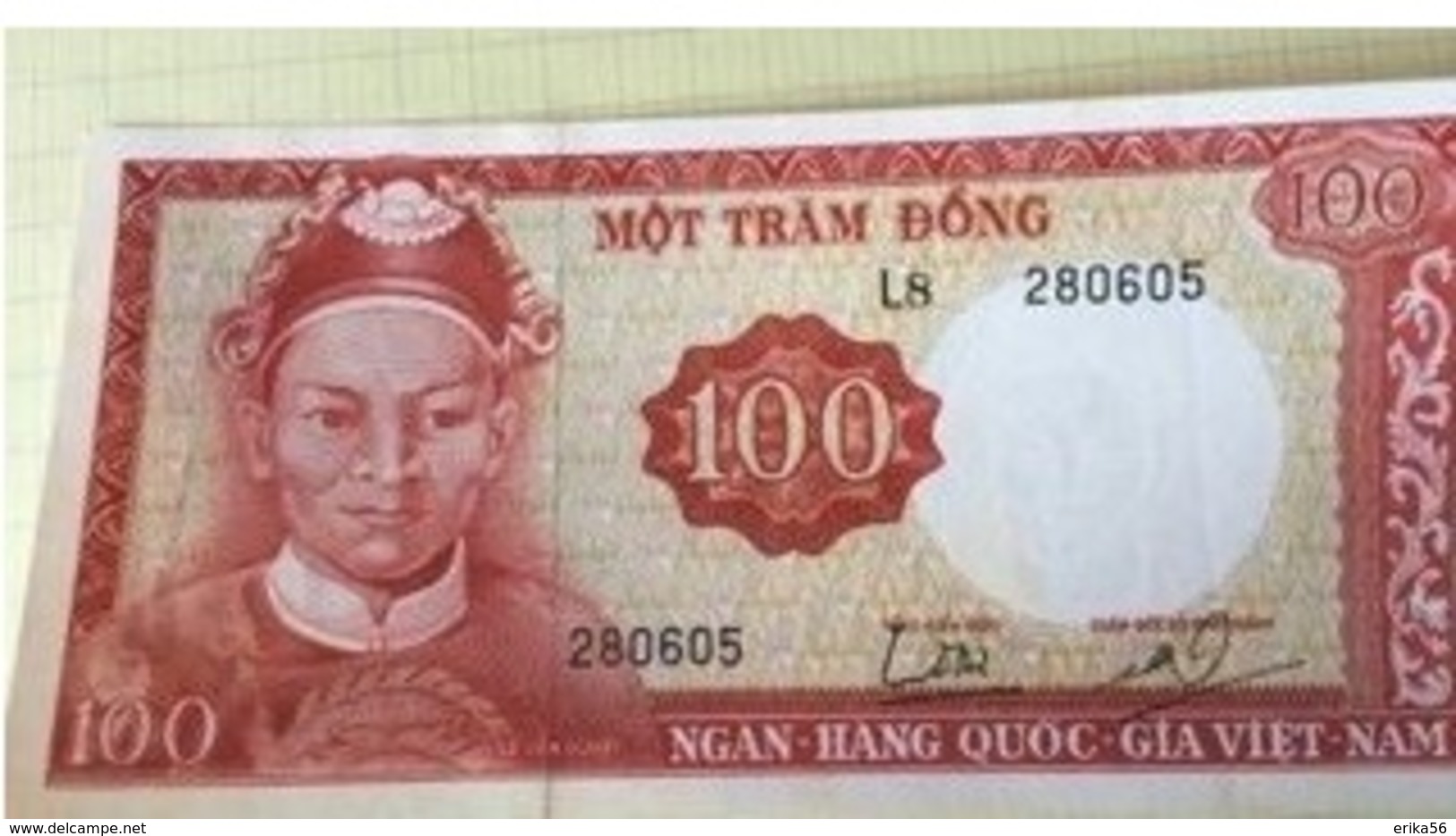 Billet Viet Nam 100 Dong - Vietnam