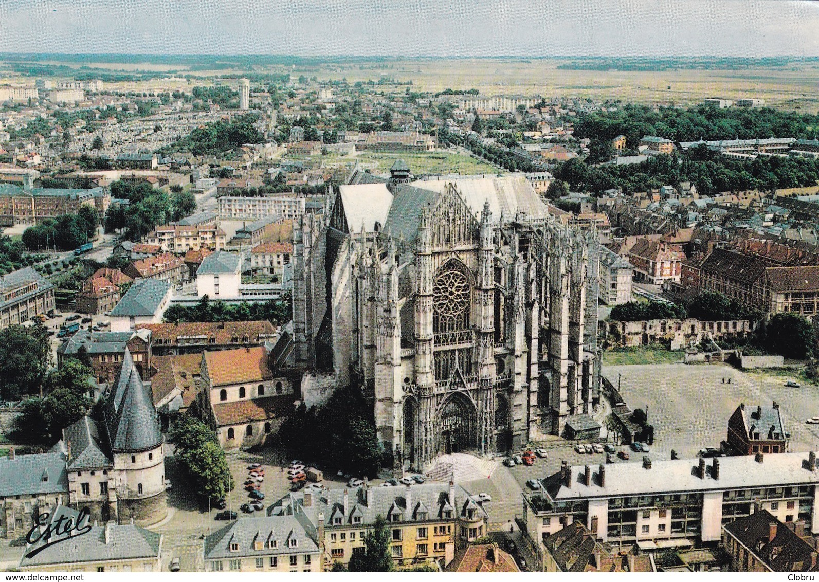 60, Beauvais, La Cathédrale Saint Pierre, Le Chœur, Vue Aérienne (Pilote Opérateur R. Henrard) - Beauvais