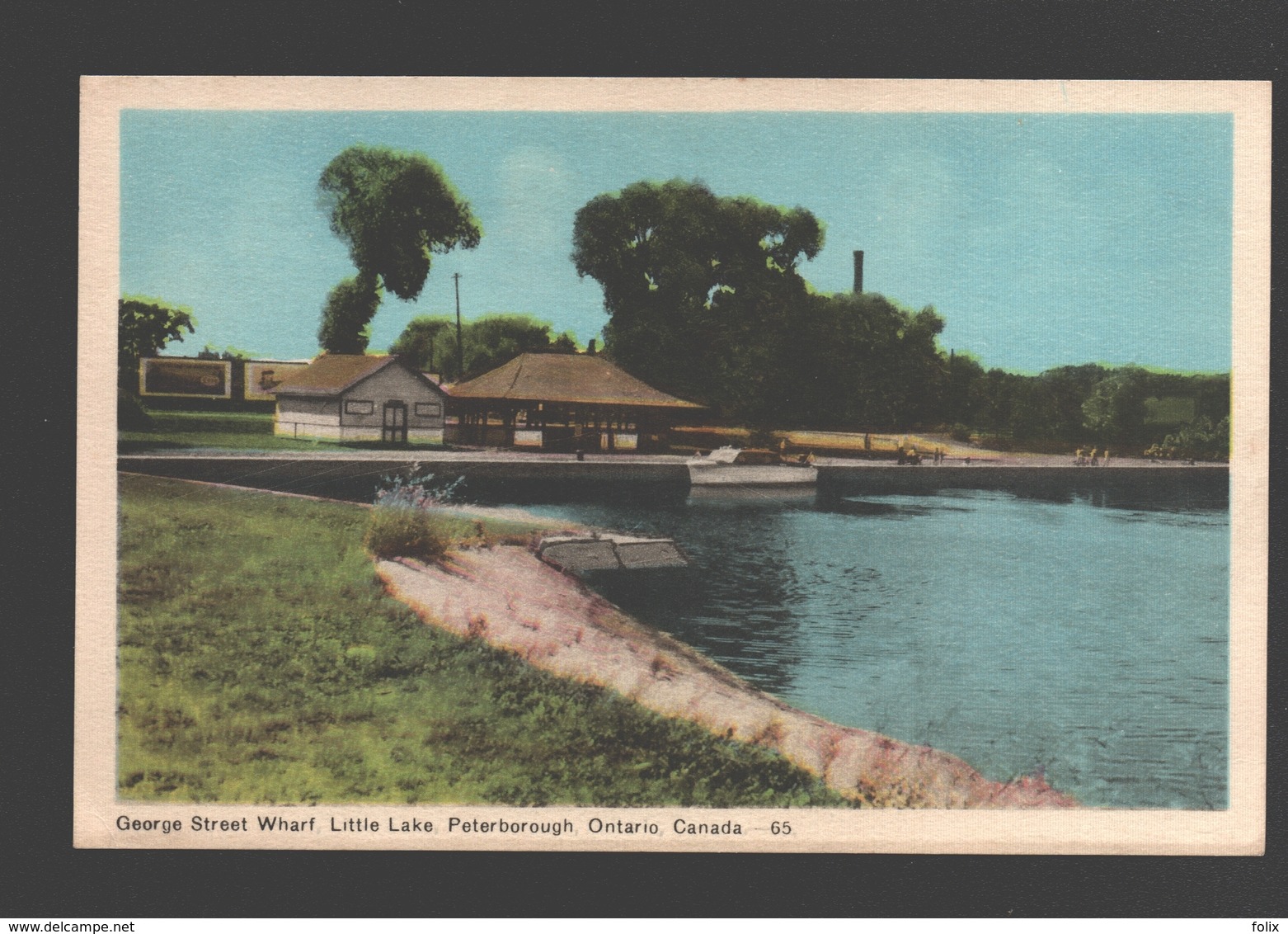 Peterborough - George Street Wharf, Little Lake - 1950 - Peterborough