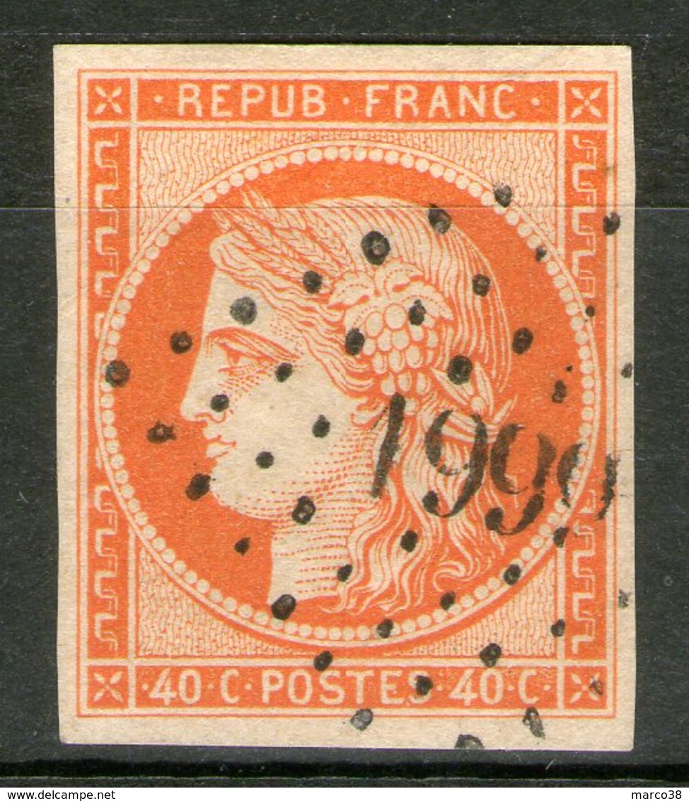 N°5 Oblitéré P.c.1999 (signé CALVES)      - Cote 500€ - - 1849-1850 Ceres