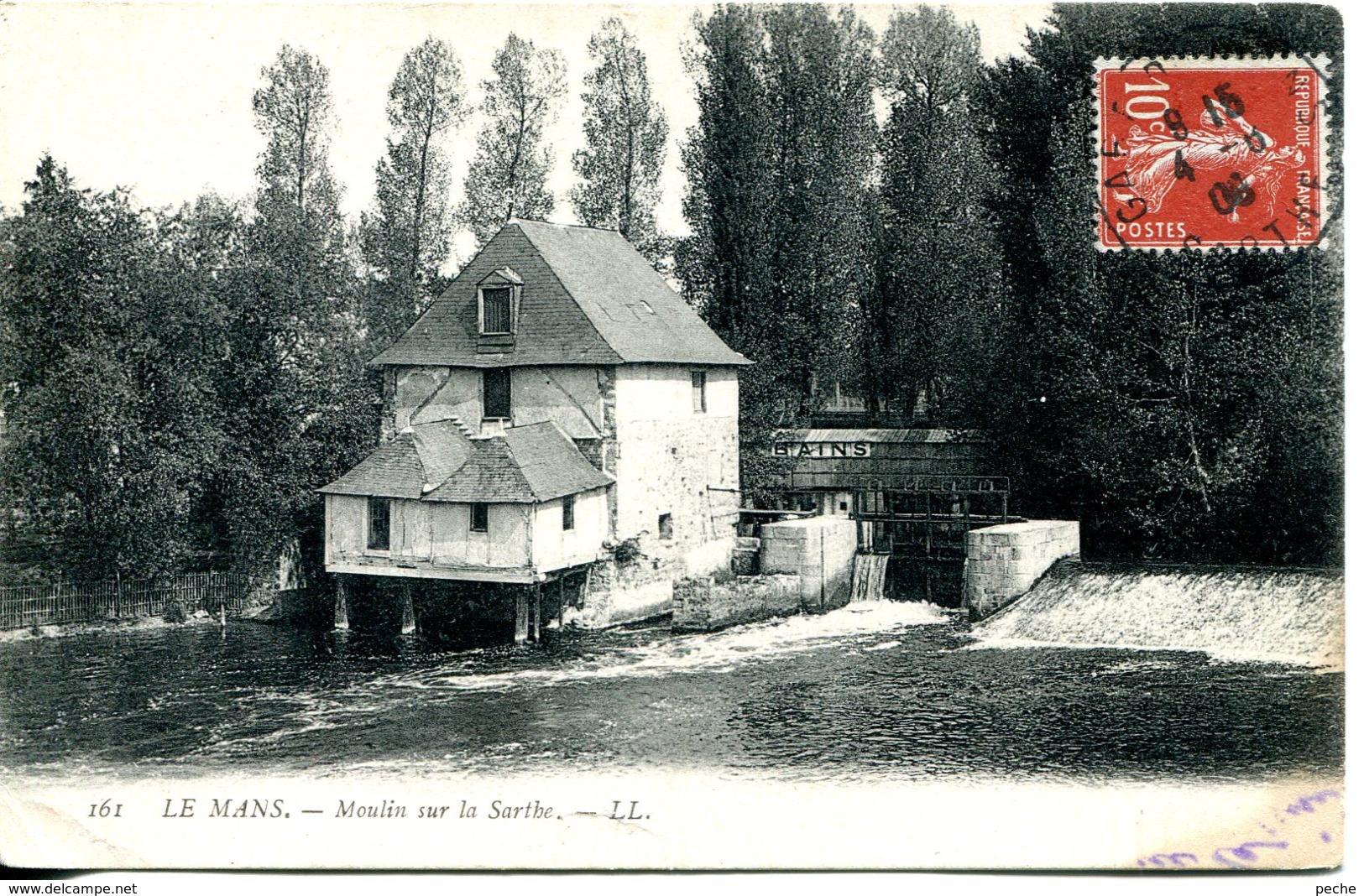 N°4577 T -cpa Le Mans -moulin Sur La Sarthe- - Water Mills