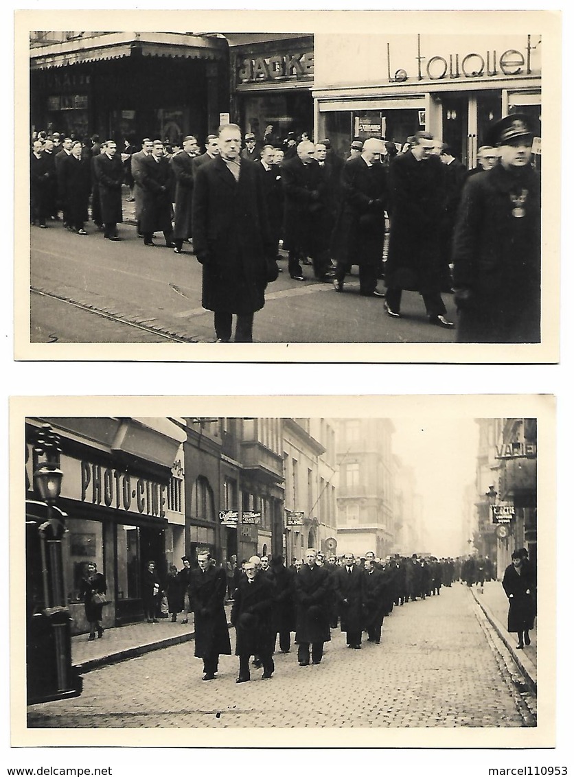 Post Mortem - Enterrement à Bruxelles - Brasserie Du Vossegat ( Lot De 6 Photos ) 13 X 9 - Autres & Non Classés