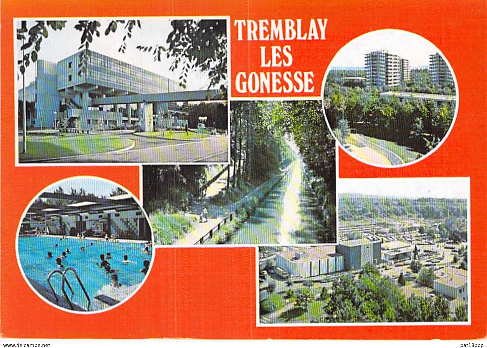 93 - TREMBLAY Les GONESSE ( En FRANCE ) Multivues - CPSM  Dentelée Grand Format CPA - - Tremblay En France