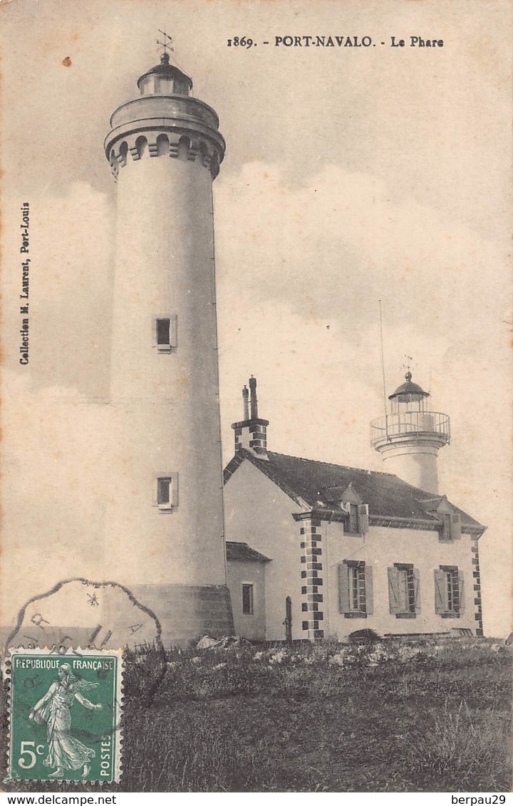 ARZON  - PORT NAVALO - Le Phare (H.laurent 1869 ) - Arzon