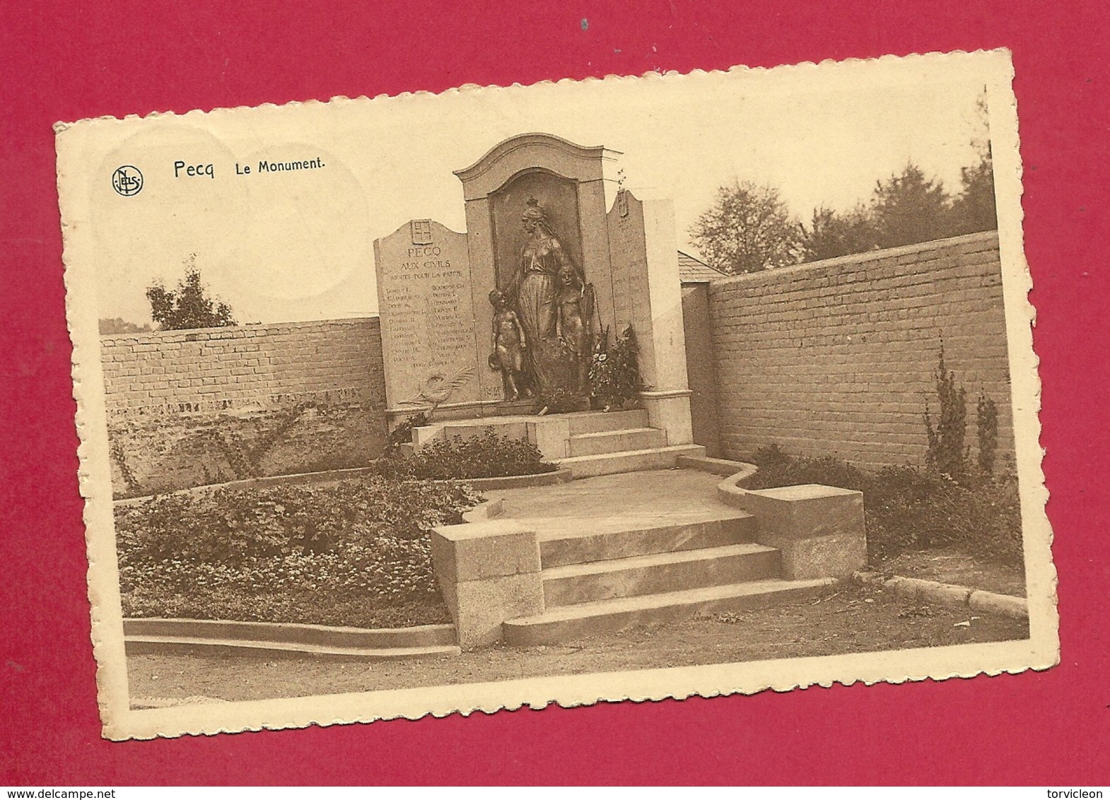 C.P. Pecq =  Monument  1914-1918 - Pecq