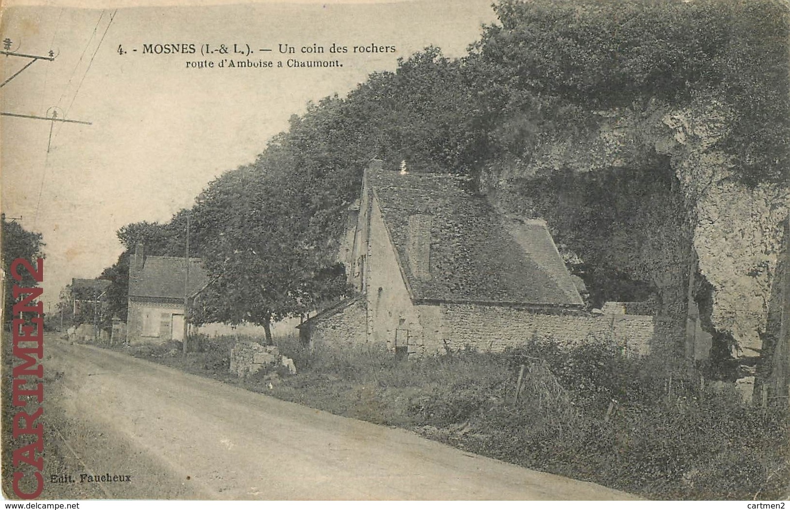 MOSNES UN COIN DES ROCHERS ROUTE D'AMBOISE A CHAUMONT 37 - Autres & Non Classés