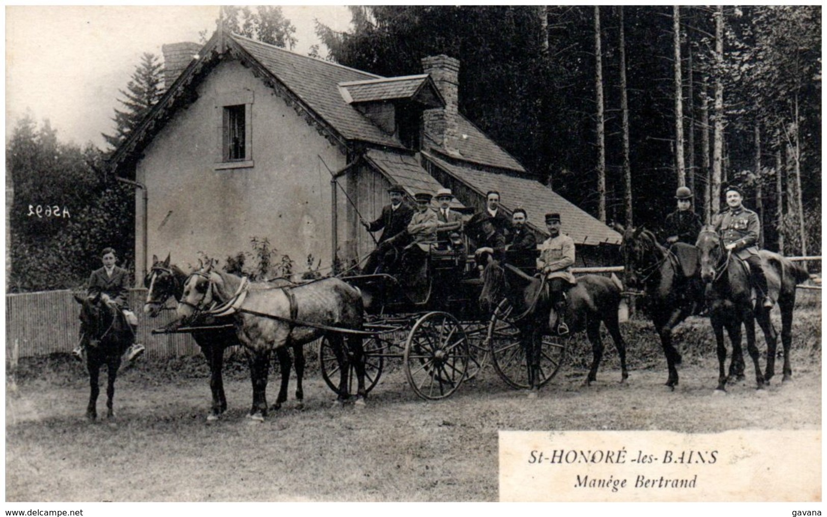 58 SAINT-HONORE-les-BAINS - Manège Bertrand - Saint-Honoré-les-Bains