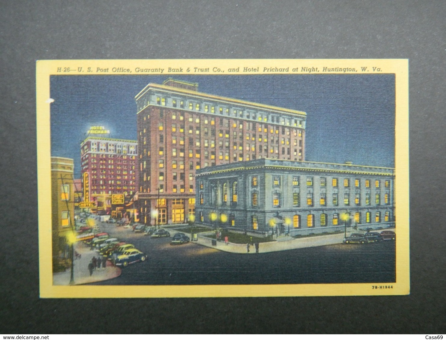 US Post Office, Guaranty Bank & Trust, Hotel Prichard - Huntington W. Va. - Huntington